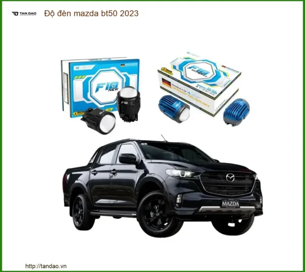 Độ đèn Mazda BT50 2023 - Trung Tâm Độ Uy Tín TPHCM