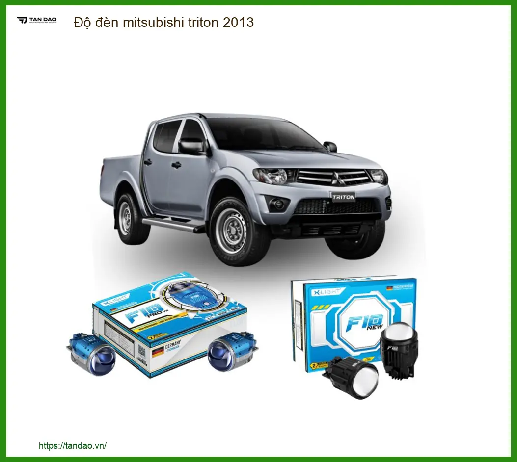 Độ đèn Mitsubishi Triton 2013 - Địa Chỉ Độ Đèn Uy Tín Chính Hãng TPHCM