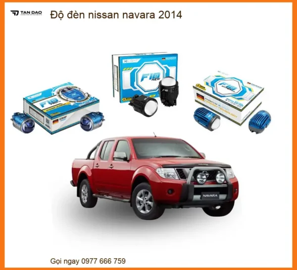 Độ đèn Nissan Navara 2014 - Địa Chỉ Nâng Cấp Đèn Chính Hãng Uy Tín TPHCM