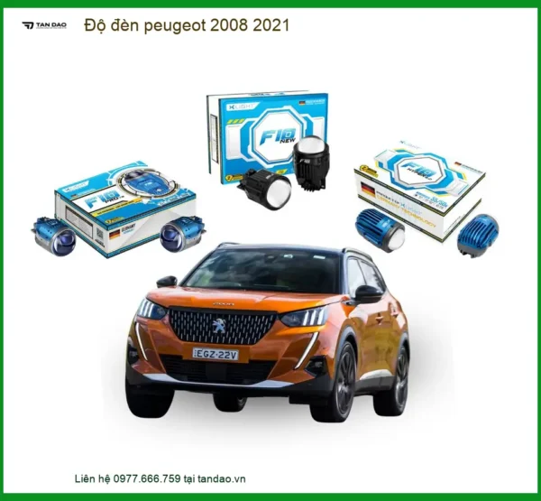 Dịch Vụ Độ Đèn Bi LED Peugeot 2008 2021 - Địa Chỉ Độ Đèn Xe Hơi Uy Tín TPHCM