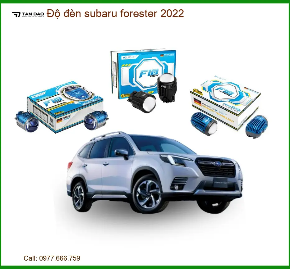 Độ Đèn Subaru Forester 2022 - Trung Tâm Lắp Đặt Chính Hãng TPHCM