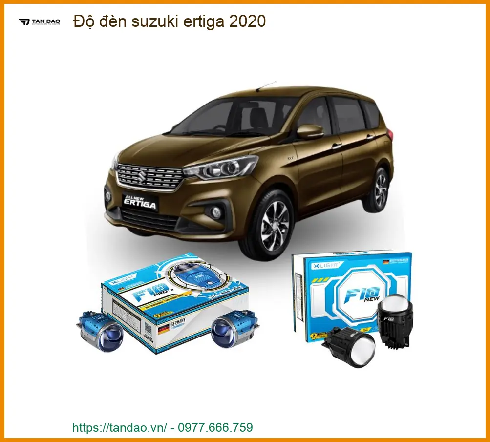 Nâng cấp đèn Bi LED Suzuki Ertiga 2020 - Địa Chỉ Độ Đèn Uy Tín Cao Cấp TPHCM