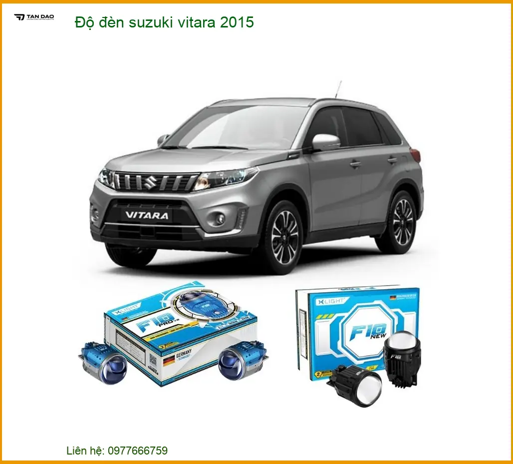 Độ Đèn Suzuki Vitara 2015 - Địa Chỉ Lắp Đặt Đèn Uy Tín TPHCM