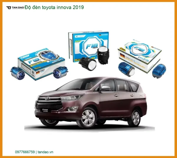 Độ Đèn Pha Bi LED Toyota Innova 2019 - Trung Tâm Nâng Cấp Uy Tín Hàng Đầu TPHCM