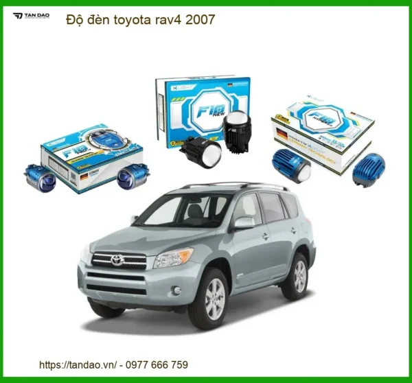 Độ Đèn Bi LED Toyota RAV4 2007 - Trung Tâm Nâng Cấp Chính Hãng TPHCM