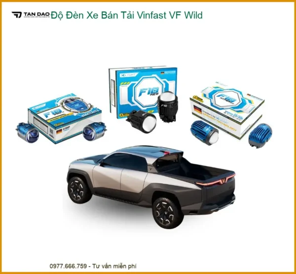 Độ Đèn Xe Bán Tải Vinfast VF Wild - Địa Chỉ Lắp Đặt Chính Hãng Giá Tốt TPHCM