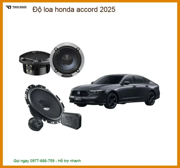 Nâng Cấp Loa Honda Accord 2025 - Trung Tâm Lắp Đặt Uy Tín TPHCM