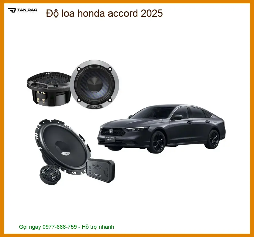 Nâng Cấp Loa Honda Accord 2025 - Trung Tâm Lắp Đặt Uy Tín TPHCM