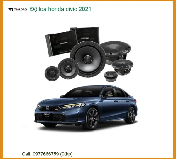 Nâng Cấp Âm Thanh Độ Loa Honda Civic 2021 - Địa Chỉ Lắp Đặt Chính Hãng TPHCM