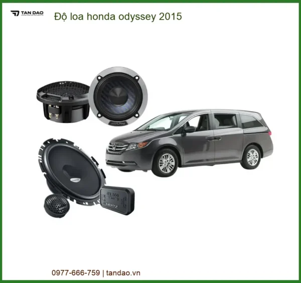 Độ Loa Âm Thanh Honda Odyssey 2015 - Trung Tâm Gắn Loa Xe Chính Hãng TPHCM