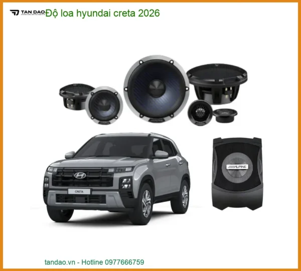 Độ Loa Sub Bass Hyundai Creta 2026 - Trung Tâm Lắp Đặt Uy Tín Chất Lượng TPHCM