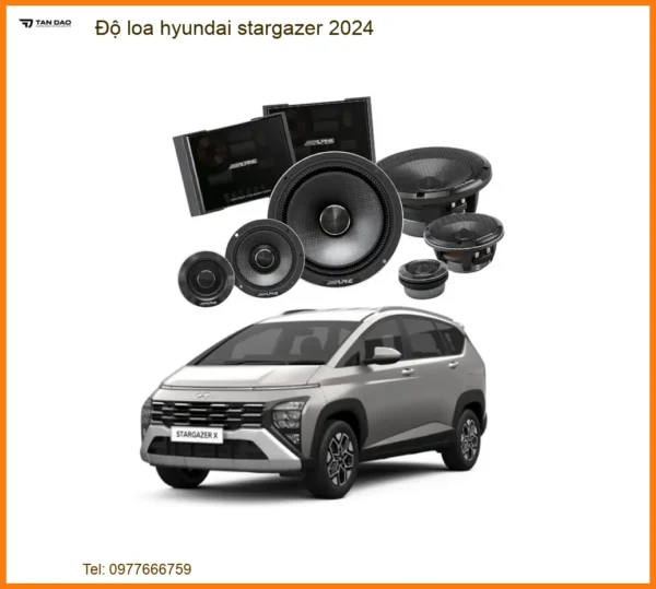 Độ Loa Ô Tô Hyundai Stargazer 2024 Cao Cấp - Địa Chỉ Lắp Đặt Uy Tín TPHCM