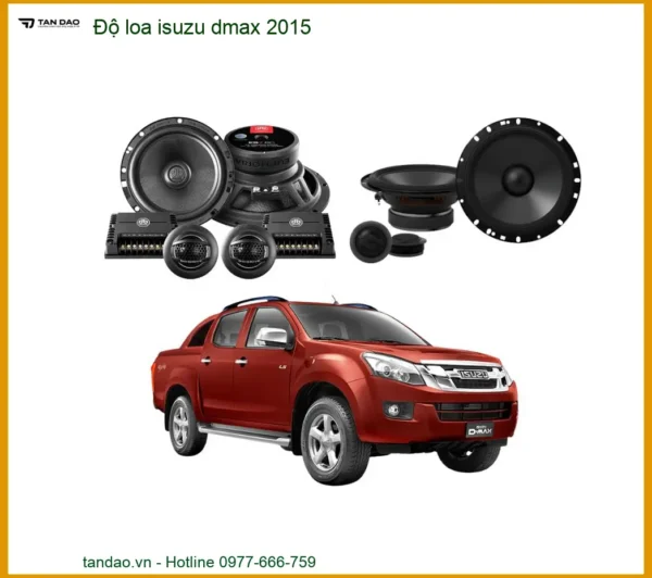 Độ loa Isuzu Dmax 2015 - Trung Tâm Nâng Cấp Loa Chính Hãng Giá Tốt TPHCM