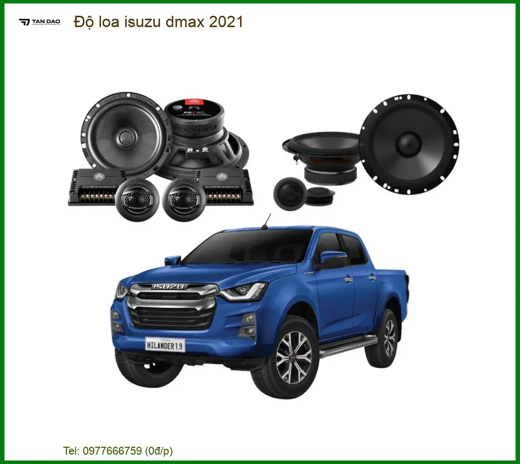 Độ Loa Isuzu Dmax 2021 - Địa Chỉ Nâng Cấp Loa Xe Uy Tín TPHCM