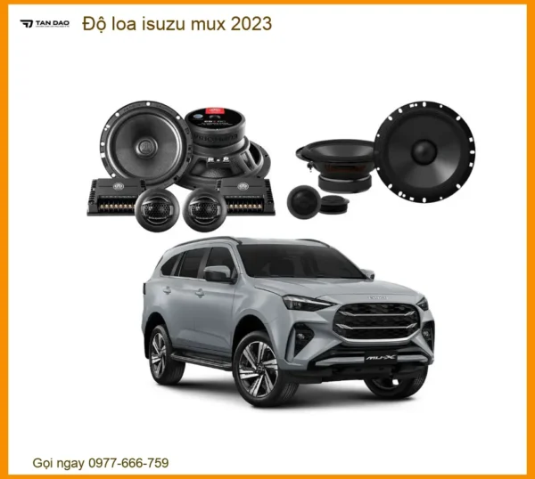 Độ Loa Âm Thanh Cho Xe Isuzu MUX 2023 - Địa Chỉ Lắp Đặt Nâng Cấp Uy Tín TPHCM