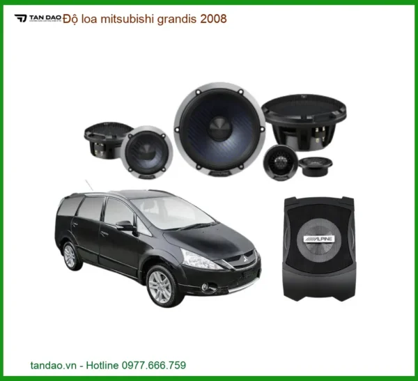 Độ Loa Mitsubishi Grandis 2008 - Nơi Nâng Cấp Âm Thanh Ô Tô Uy Tín TPHCM