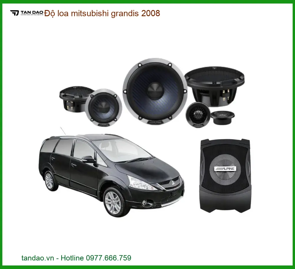 Độ Loa Mitsubishi Grandis 2008 - Nơi Nâng Cấp Âm Thanh Ô Tô Uy Tín TPHCM