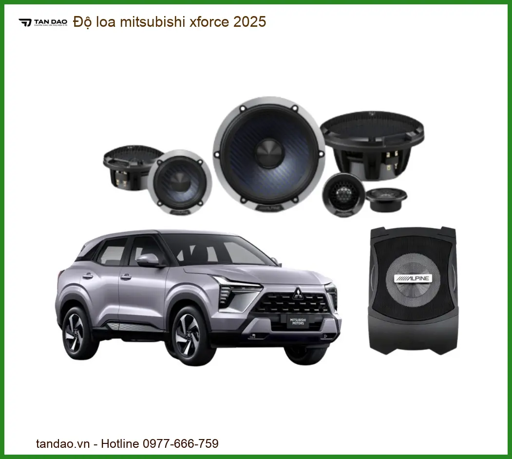 Hệ Thống Âm Thanh Độ Mitsubishi Xforce 2025 - Trung Tâm Độ Uy Tín TPHCM