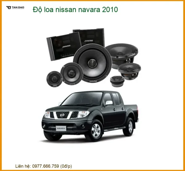 Độ Loa Cho Nissan Navara 2010 - Trung Tâm Nâng Cấp Âm Thanh Uy Tín TPHCM