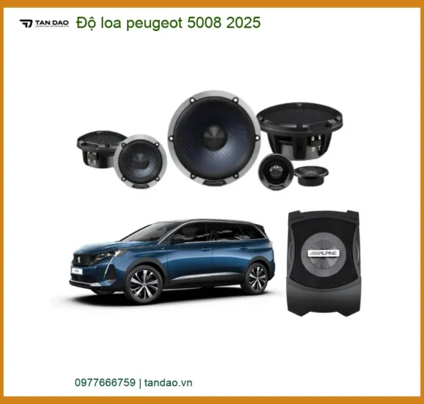 Độ Loa Âm Thanh Xe Peugeot 5008 2025 - Địa Chỉ Gắn Loa Chính Hãng TPHCM