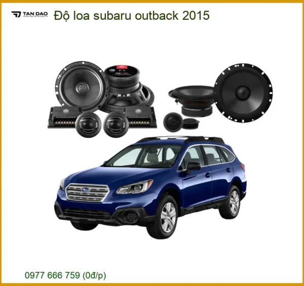 Độ loa Sub trầm Subaru Outback 2015 - Địa Chỉ Độ Âm Thanh Uy Tín TPHCM