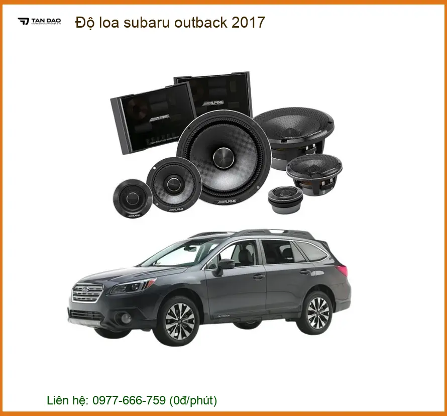 Độ Loa Sub Subaru Outback 2017 - Trung Tâm Nâng Cấp Chính Hãng TPHCM