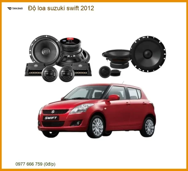 Độ loa Suzuki Swift 2012 - Trung Tâm Nâng Cấp Chính Hãng TPHCM