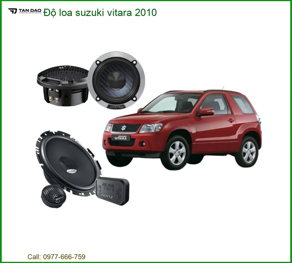 Độ Loa Suzuki Vitara 2010 - Trung Tâm Nâng Cấp Âm Thanh Uy Tín TPHCM
