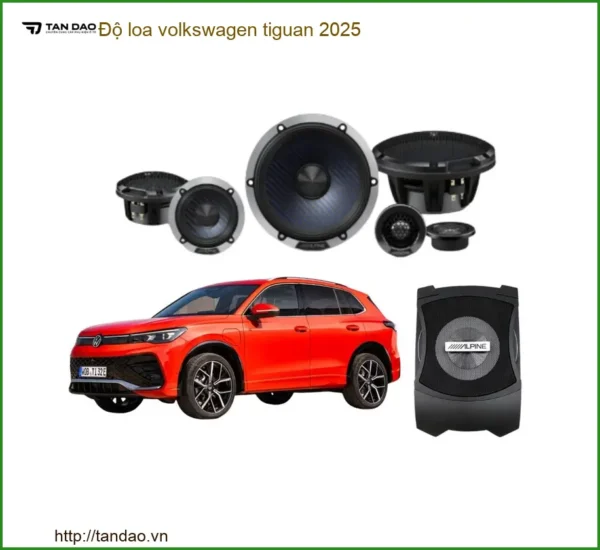 Độ Loa Volkswagen Tiguan 2025 - Trung Tâm Lắp Đặt Loa Chính Hãng TPHCM
