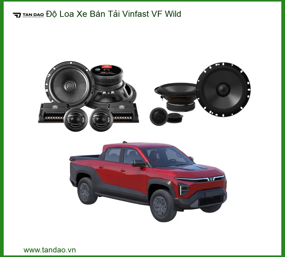 Độ Loa Xe Bán Tải Vinfast VF Wild - Trung Tâm Lắp Đặt Uy Tín TPHCM