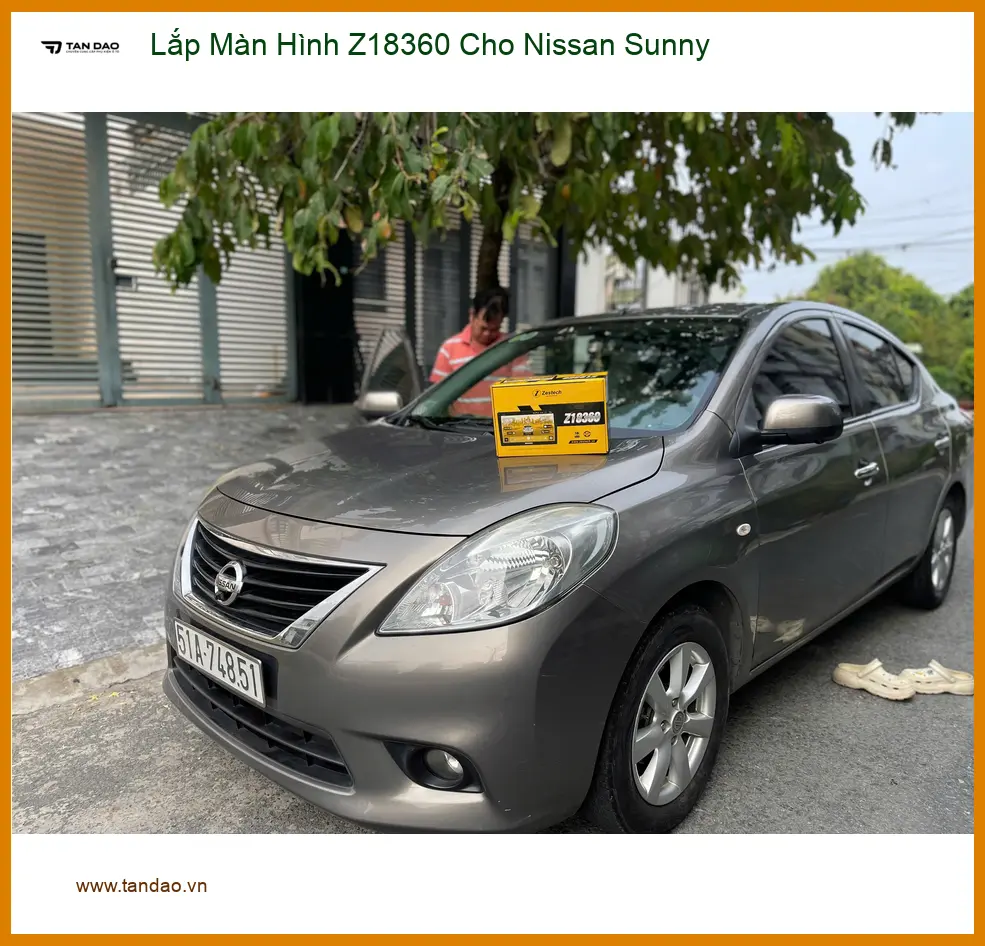 Anh Tấn lắp Màn Hình Z18360 cho Nissan Sunny tại Quận 9 để nâng tầm trải nghiệm ảnh thực tế 4