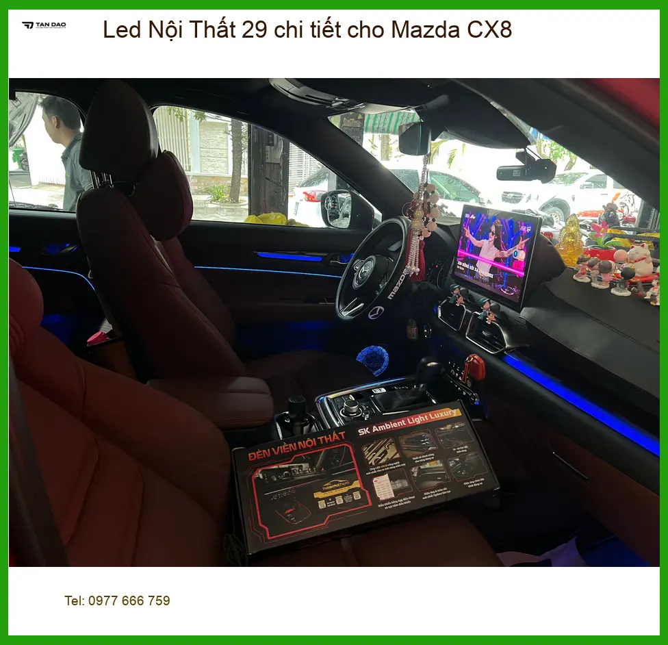 Anh Hưng độ Led Nội Thất 29 chi tiết cho Mazda CX8 ở Thủ Đức tạo điểm nhấn ảnh thực tế 4