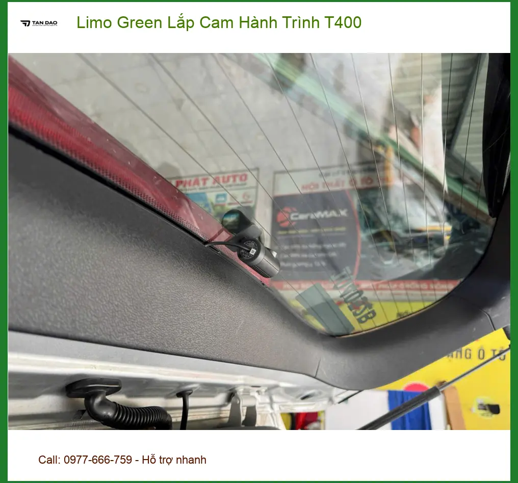 Chị Phương lắp Cam Hành Trình Limo Green T400 Ford Everest tại Quận Thủ Đức ảnh thực tế 2