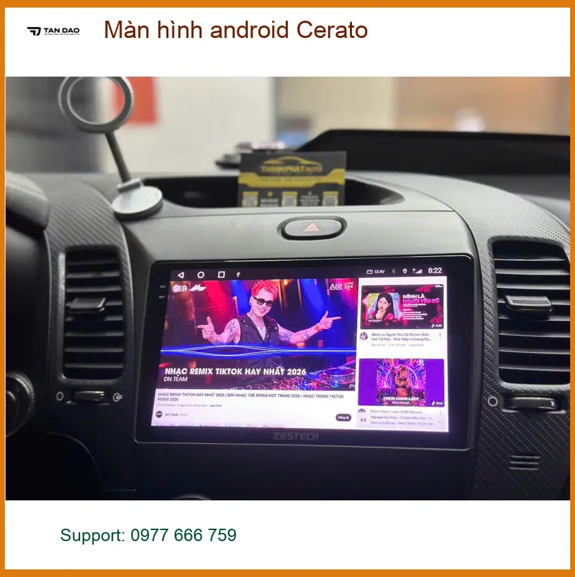 Anh Kiên lắp màn hình android Cerato tại Quận 12 để nâng tầm giải trí ảnh thực tế 2