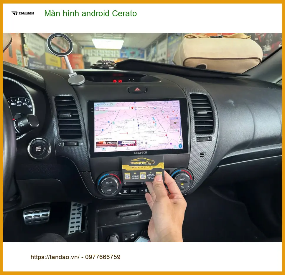 Anh Kiên lắp màn hình android Cerato tại Quận 12 để nâng tầm giải trí ảnh thực tế 4