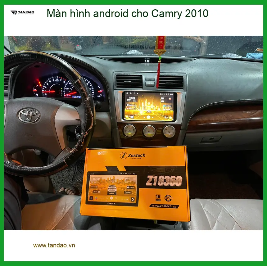 Anh Đức Hạnh lắp màn hình Android cho Camry 2010 tại Quận 9 để xe thêm tiện nghi ảnh thực tế 3