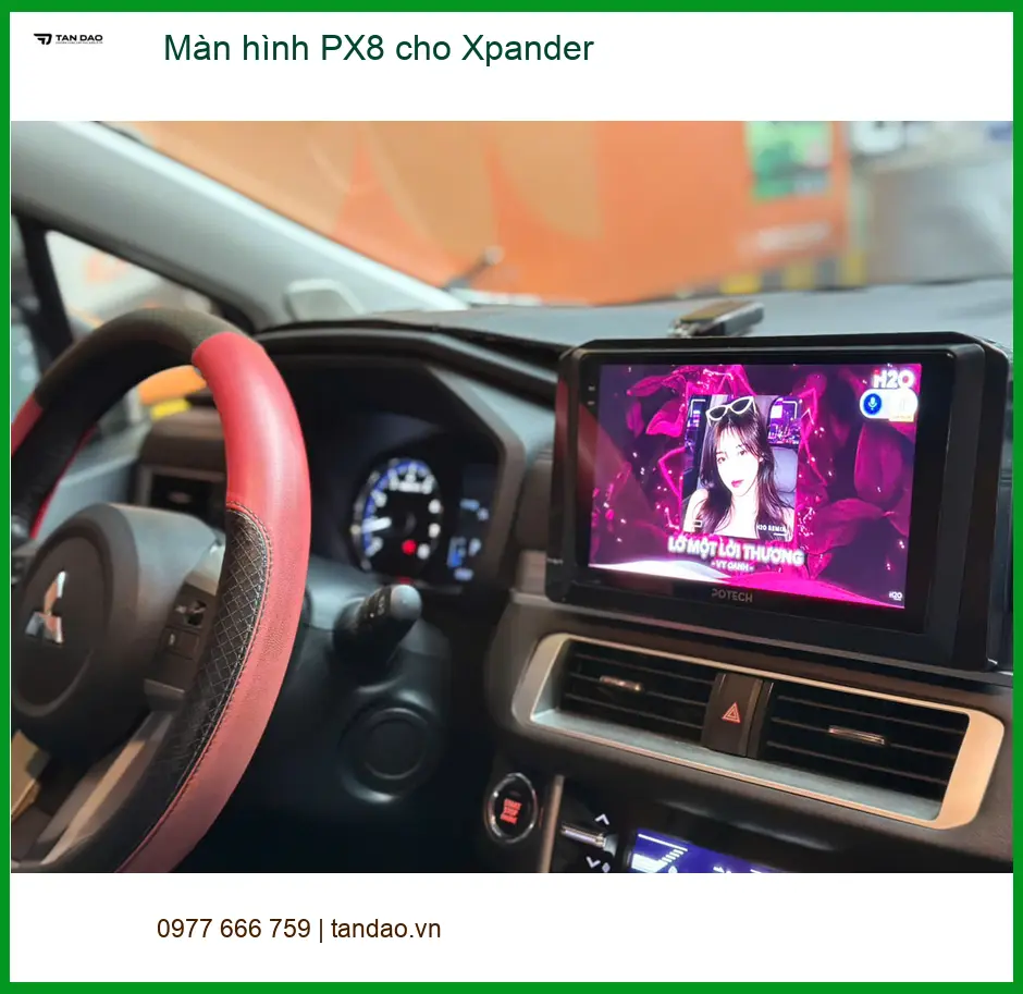 Chú Minh lắp màn hình PX8 cho Xpander tại Quận 12 để xem bản đồ tiện lợi ảnh thực tế 3