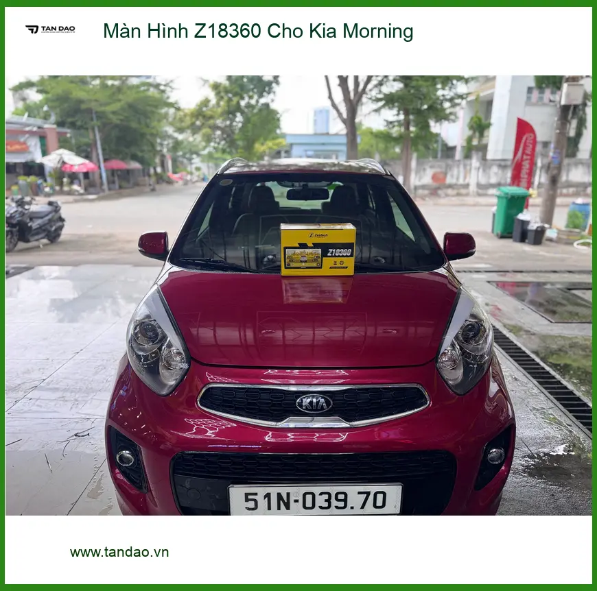 Anh Tú lắp Màn Hình Z18360 cho Kia Morning Quận 9 để có bản đồ dẫn đường thông minh ảnh thực tế 3