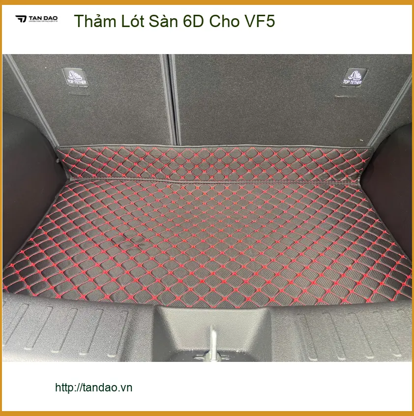 Anh Khải bọc Thảm Lót Sàn 6D cho VinFast VF5 tại Quận 12 để nội thất luôn sạch ảnh thực tế 2