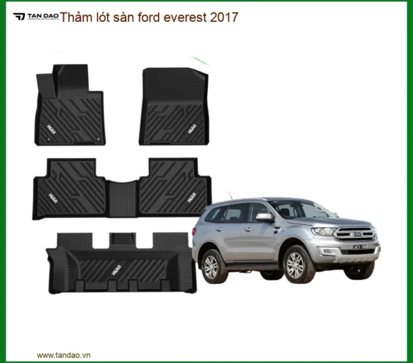 Thảm lót sàn Ford Everest 2017 - Địa Chỉ Lắp Đặt Chính Hãng TPHCM