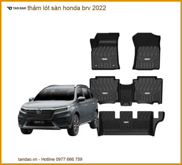 Thảm Lót Sàn Honda BRV 2022 - Địa Chỉ Lắp Đặt Uy Tín TPHCM