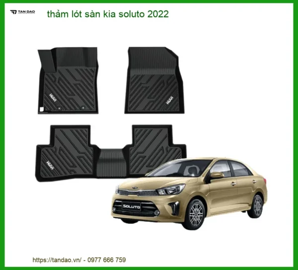 Thảm Lót Sàn Cao Cấp Kia Soluto 2022 - Trung Tâm Lắp Đặt Chính Hãng Uy Tín TPHCM