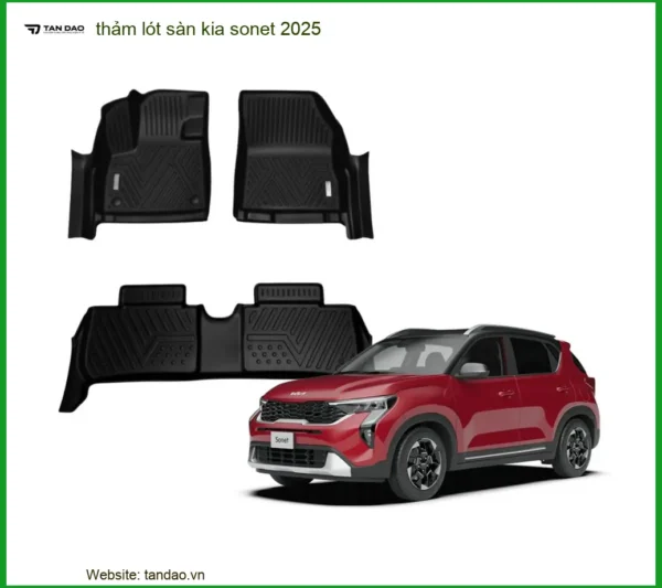 Thảm Lót Sàn Ô Tô 5D 6D Cao Cấp Kia Sonet 2025 - Địa Chỉ Lắp Đặt Uy Tín TPHCM