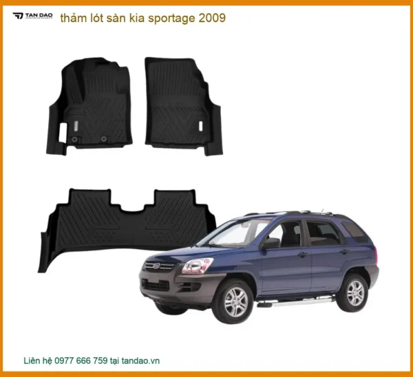 Thảm Lót Sàn Kia Sportage 2009 - Trung Tâm Lắp Đặt Chính Hãng Giá Tốt TPHCM