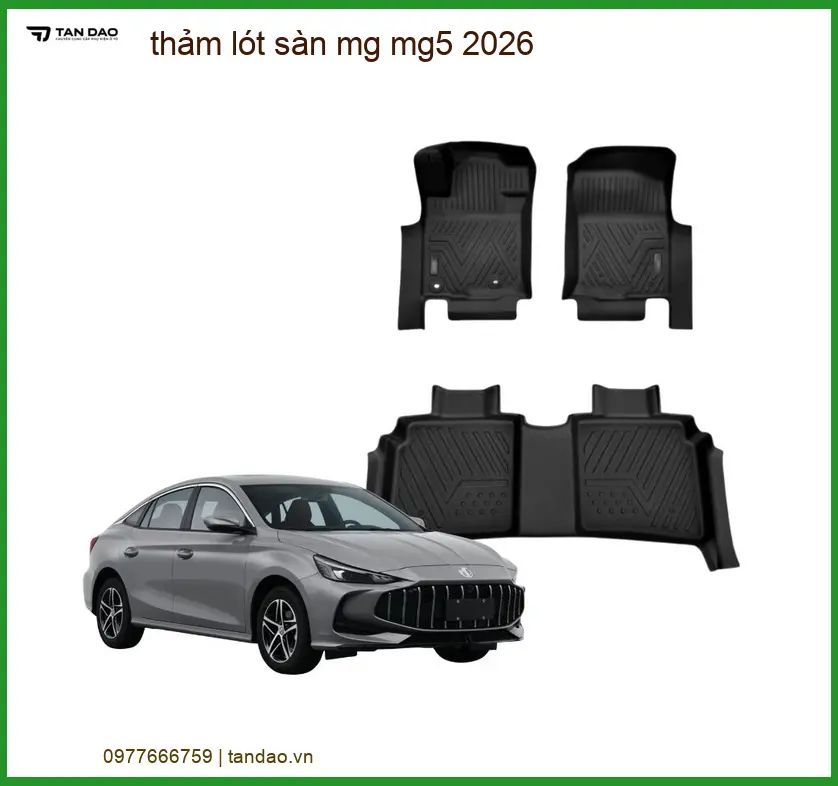 Thảm Lót Sàn MG MG5 2026 - Trung Tâm Lắp Đặt Chính Hãng TPHCM
