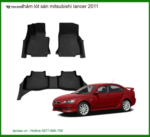 Thảm Lót Sàn Mitsubishi Lancer 2011 - Trung Tâm Lắp Đặt Uy Tín TPHCM