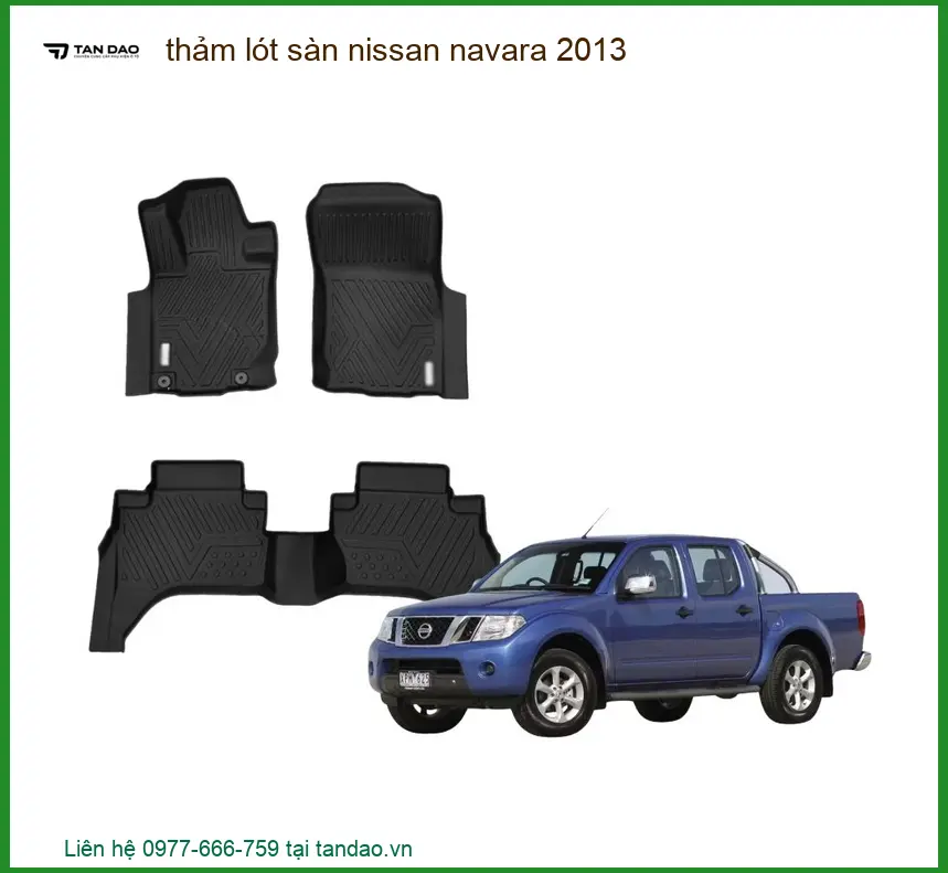 Thảm Lót Sàn Nissan Navara 2013 - Địa Chỉ Gắn Uy Tín TPHCM