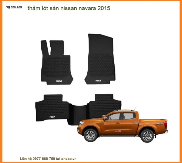 Thảm Lót Sàn Nissan Navara 2015 - Địa Chỉ Lắp Đặt Uy Tín TPHCM