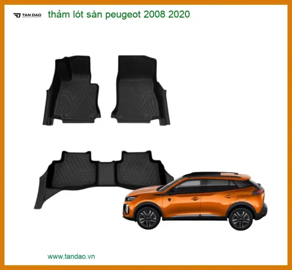 Thảm Lót Sàn Peugeot 2008 2020 - Địa Chỉ Lắp Đặt Chính Hãng TPHCM