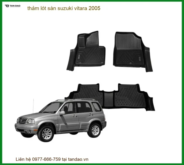 Thảm Lót Sàn Suzuki Vitara 2005 - Trung Tâm Lắp Đặt Chính Hãng TPHCM